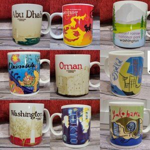 NEW Starbucks City Coffee Mugs 2003-2014